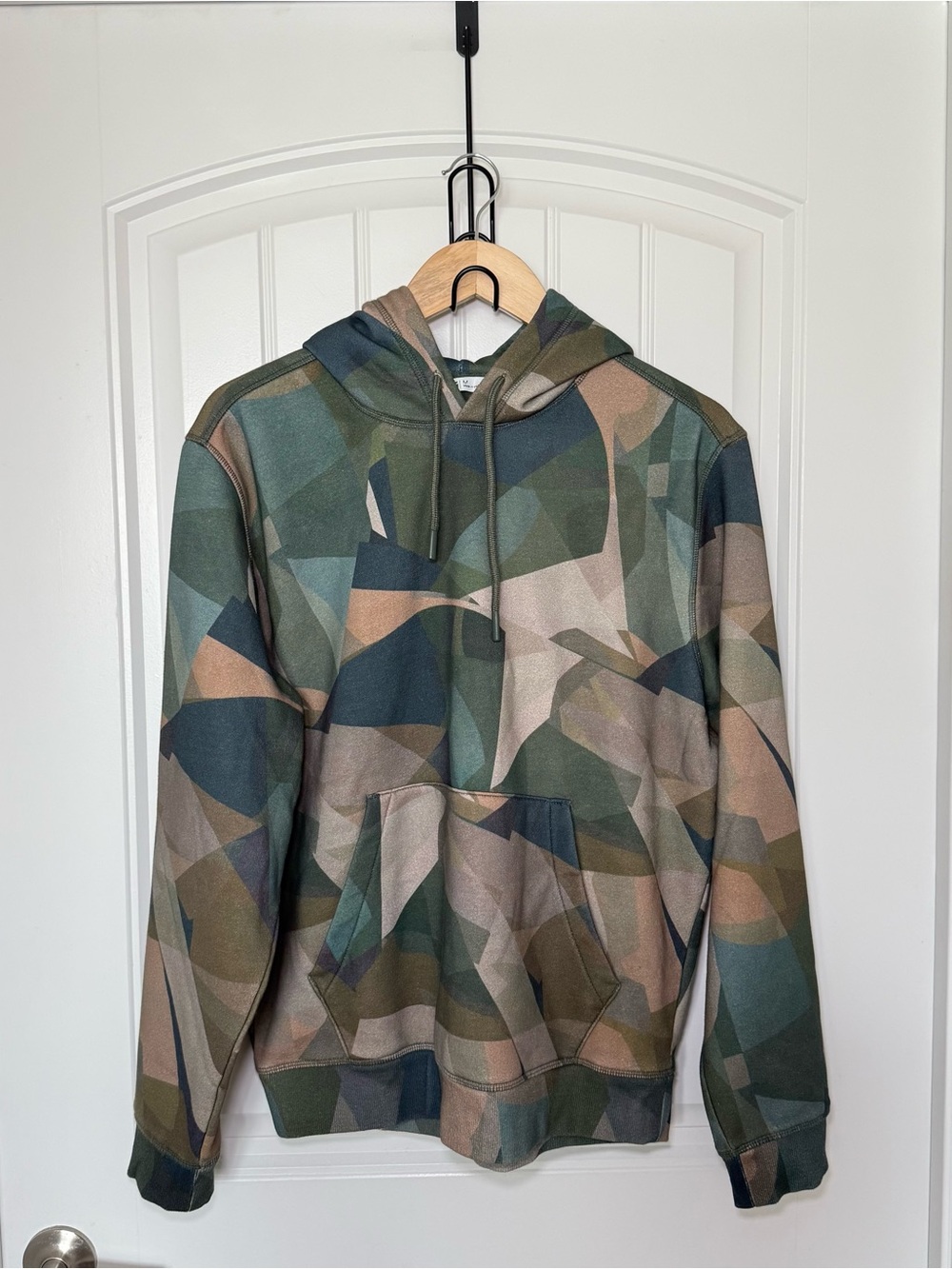DSG Men’s Medium Classic Fleece Hoodie Landscape Neutral Gorpcore Streetwear